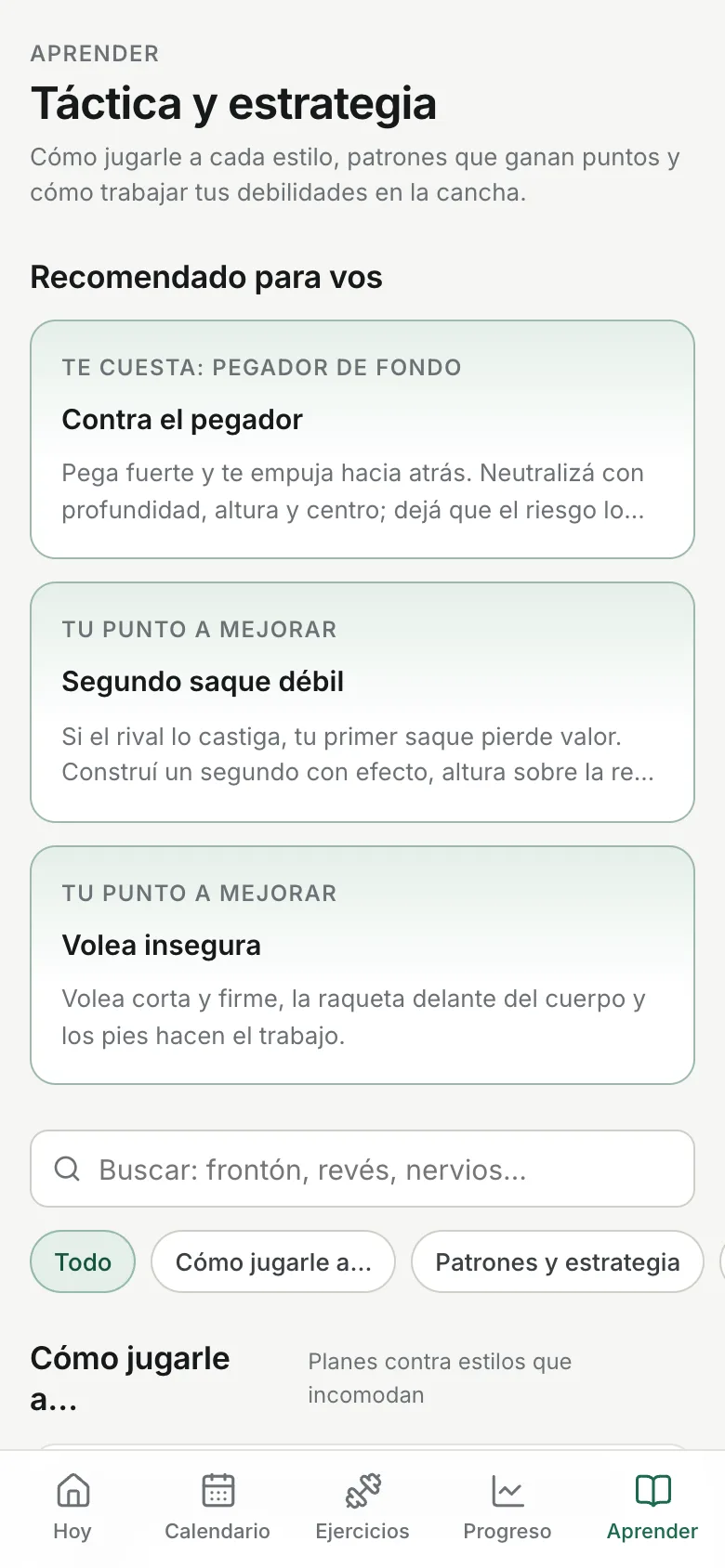 Táctica para ganar